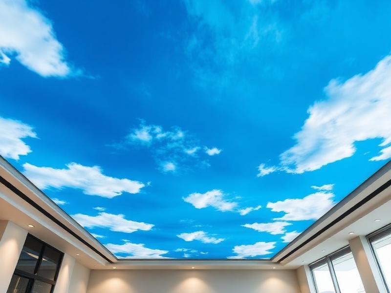 Потолок с изображением неба